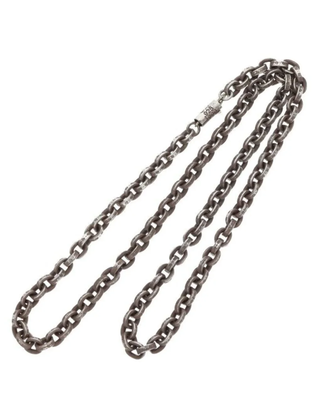 Chrome Hearts Paper Chain 18 Silver Necklace